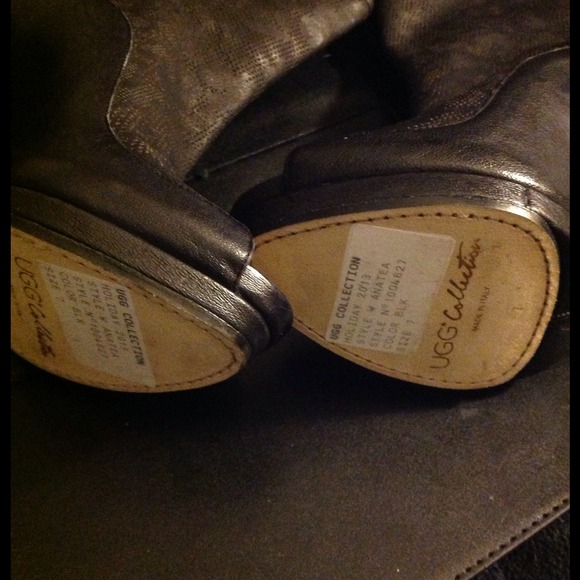 UGG COLLECTION open toe UGG booties - Picture 3 of 8