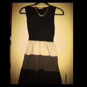 Multi-gray and black dress