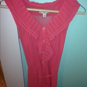Banana republic blouse pink size 0