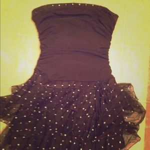 Black cocktail dress