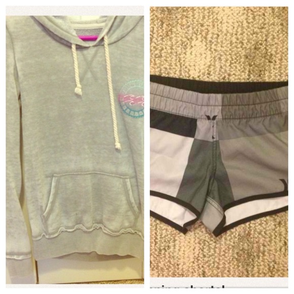 Bundle of sweatshirt and shorts ON HOLD