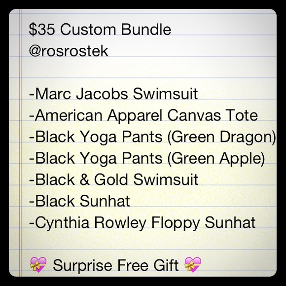 Custom Bundle $35