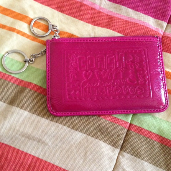 🔴🔻REDUCED🔻🔴Coach poppy collection pink wallet