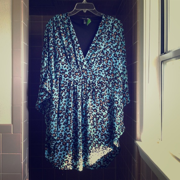 Forever 21 animal print dress