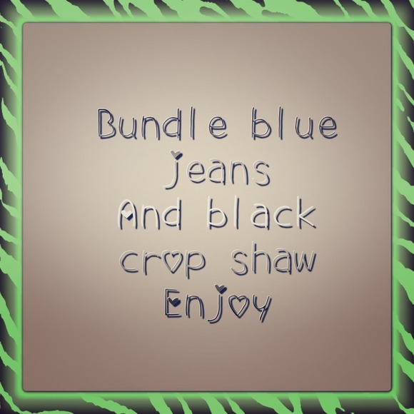 Blue jeans and top bundle