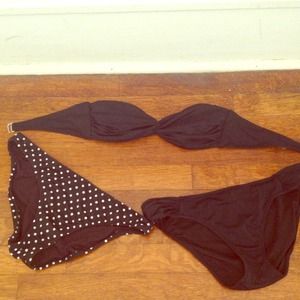 Reserved Black VS top and 2 matching bottoms
