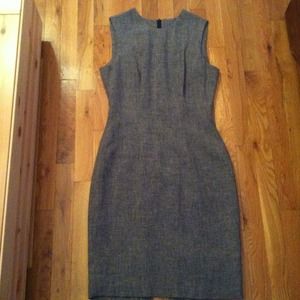 French Connection linen pencil dress