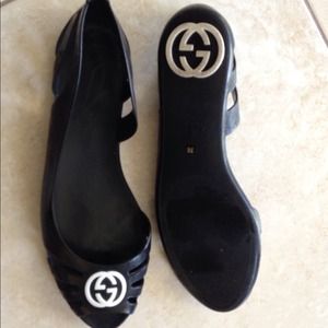 Gucci Marola Jelly Logo Sandals