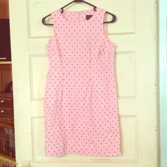 🚨RESERVED🚨 Vintage pink and red polka dot dress