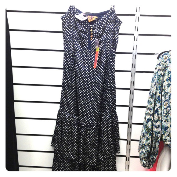 Tory burch maxi dress size 6 new w tags