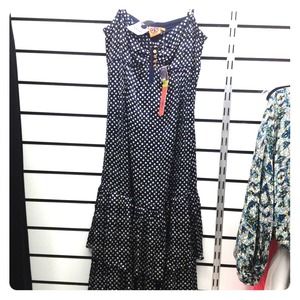 Tory burch maxi dress size 6 new w tags