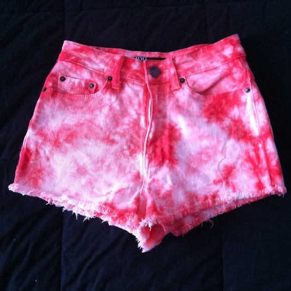 Tie Dye High Waisted Shorts