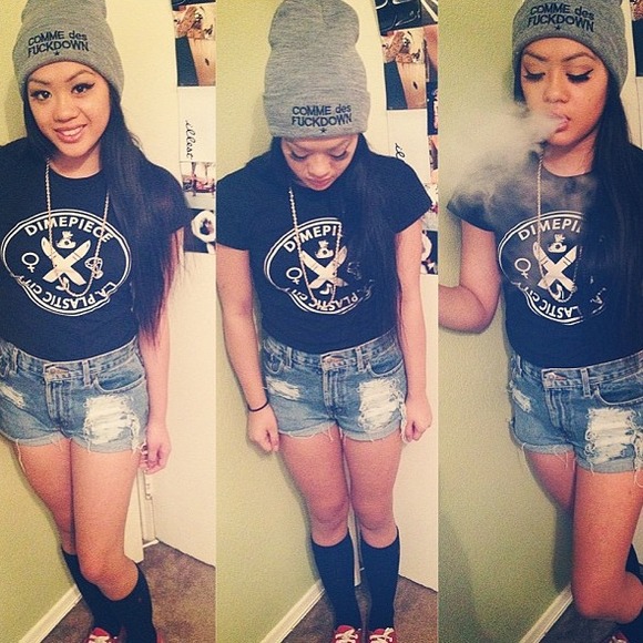 ❌SOLD❌  Black dimepiece shirt