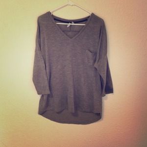 Gray Hi-Low Tunic