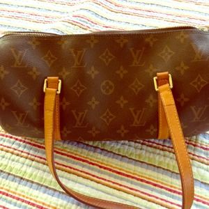Auth Louis Vuitton papillon handbag