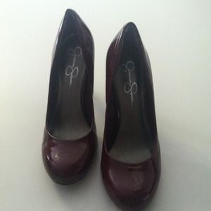 Maroon Jessica Simpson Heels