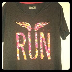 Both Under armour running tee shirt