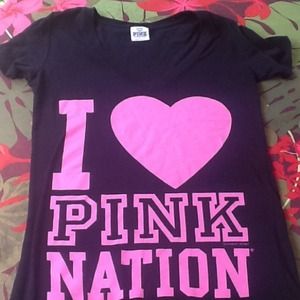 VS pink nation shirt