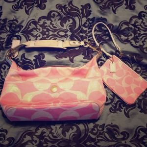 Pink C's Coach Bag USED