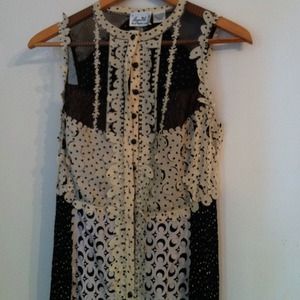 Anthropologie  laser cut sheath dress