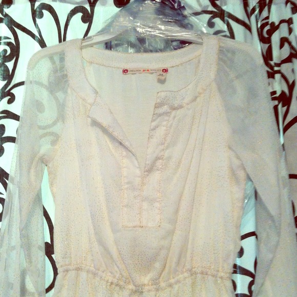 Brand New Chelsea & Violet Sequin Georgette Dress