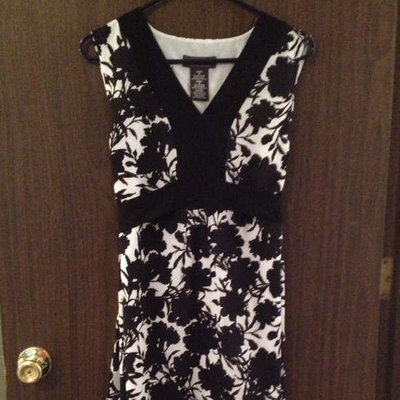 Brand New. Great Black and White Dress  Size 14