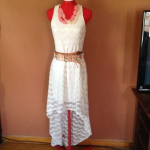 🌟SOLD🌟 Brand new crocheted hi-lo summer dress