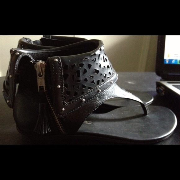 Black sandals