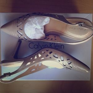 Calvin Klein sling back