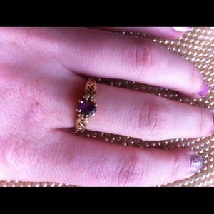 ❗RESERVED❗10k gold and amethyst ring 💍