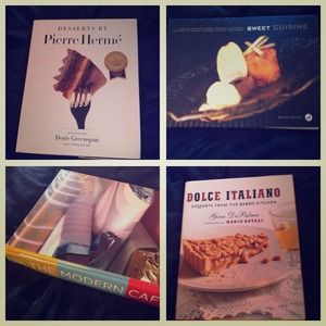 Set of 4 cookbooks