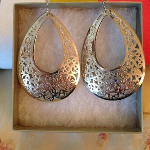 Silver earrings