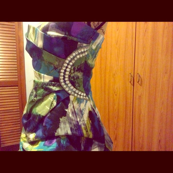 Watercolor party dress. $5 off now.