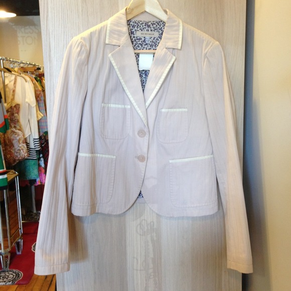 See by Chloe Sz 10 Blush Stitched Blazer