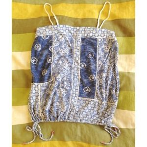 American Eagle spaghetti straps blue tank top