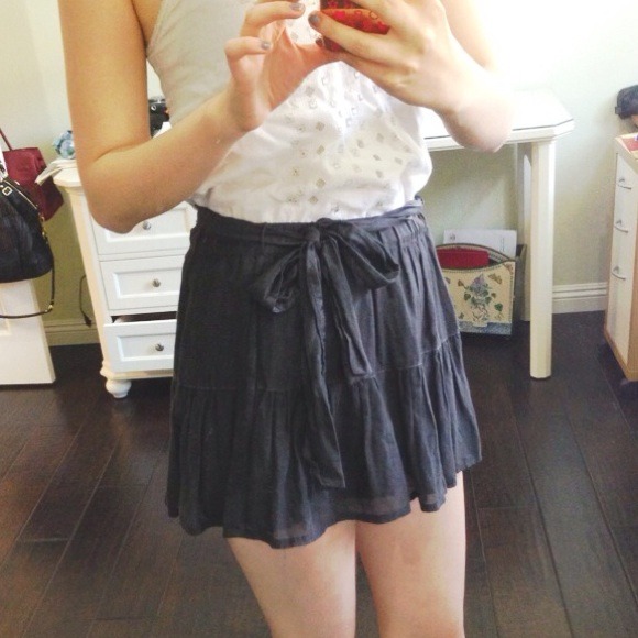 Abercrombie & Fitch brown/khaki skirt