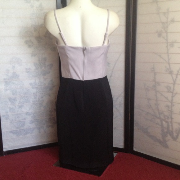 NWT H&M Strapless Gray Sheath Dress 12 - Picture 4 of 4