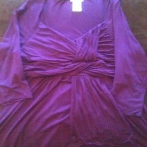 Plum tunic