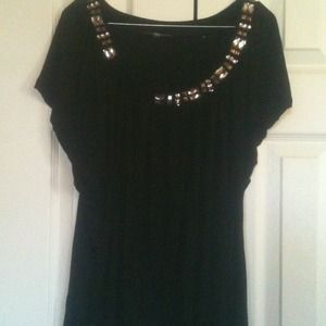 Black Beaded Top