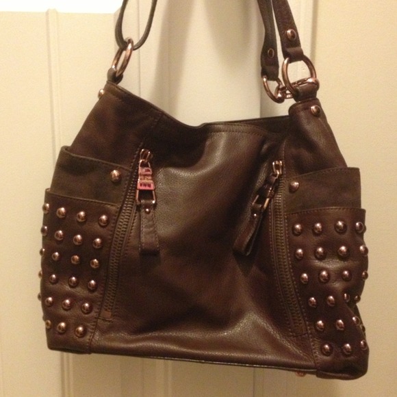 Brown  B Makowsky purse