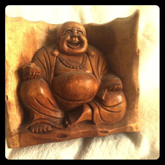 Wooden buddah.