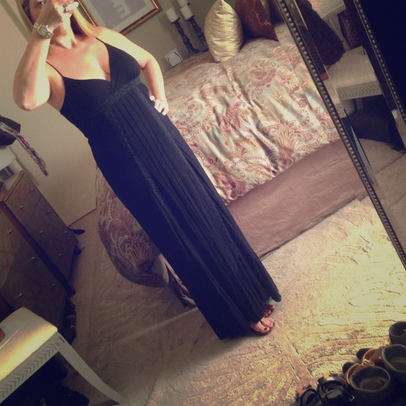 SOLD- Black Ella Moss maxi dress
