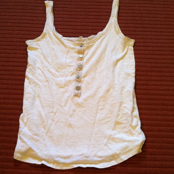 White j crew tank top