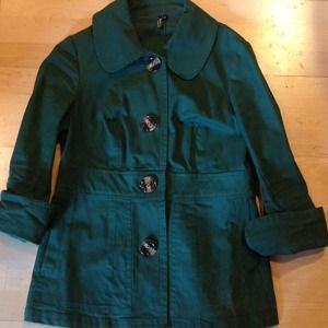 Cute Kelly Green Jacket!