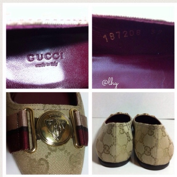 ❌SOLD❌Gucci Monogram Flats - NIB 39C - Picture 2 of 4