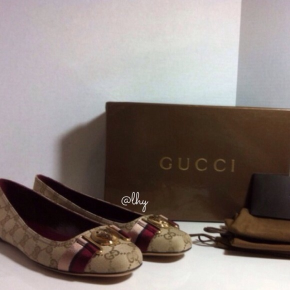 Gucci Shoes - ❌SOLD❌Gucci Monogram Flats - NIB 39C