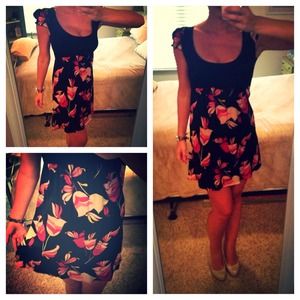 Reserved********Flirty Bebe Dress