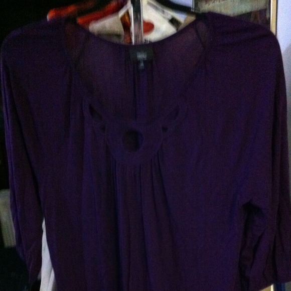 ⭐SOLD IN BUNDLE Purple 3/4 Sleeve Shirt⭐
