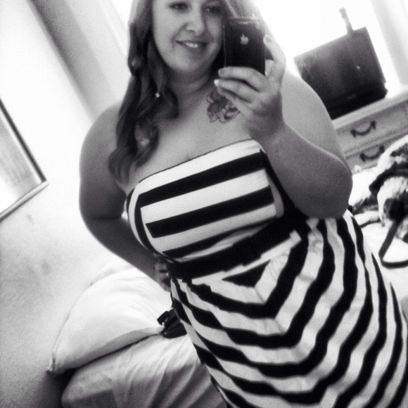 Black & white dress