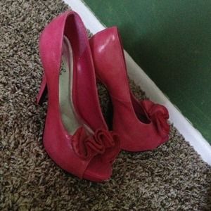 Pink heels